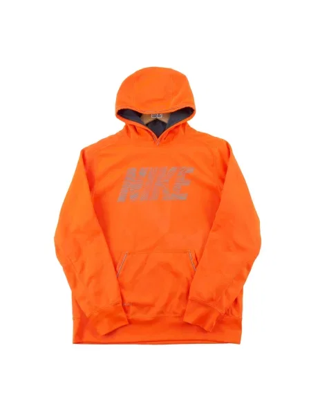 Second life Nike Bluza z kapturem Therma-Fit Stan dobry pomarańczowa