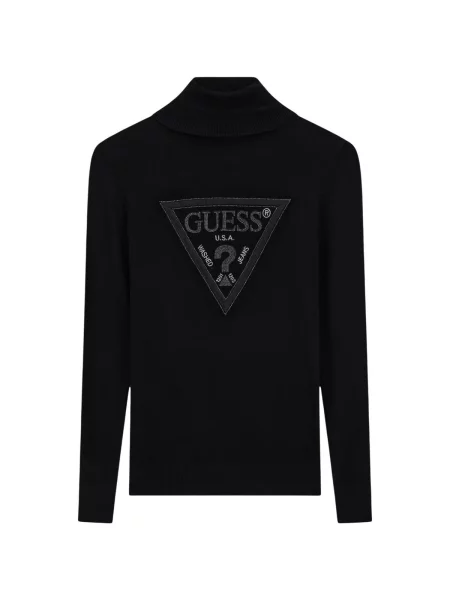 Pulover Guess cu autograf negru