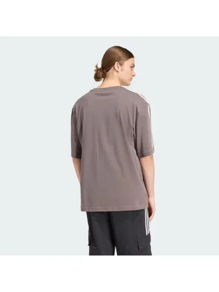 Pruhované tričko Adidas bílé