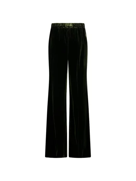 Pantaloni Forte_forte de catifea verde