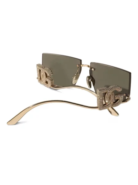 Sunčane naočale Dolce & Gabbana Eyewear s kristalima zlatna