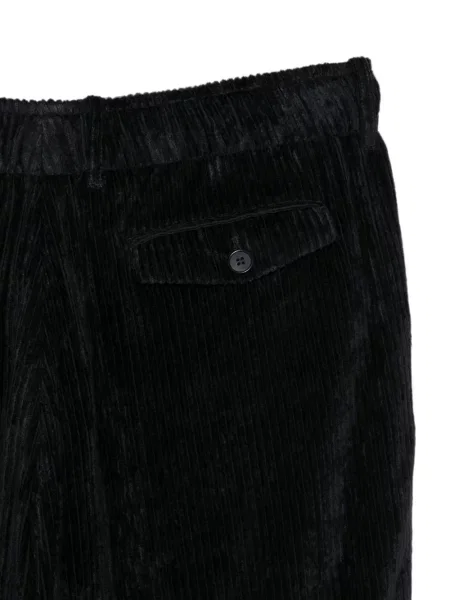 Pantaloni Giorgio Armani de catifea cord negru