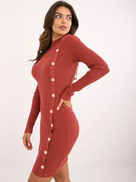 Rochie Fashionhunters tricotate de costum portocaliu