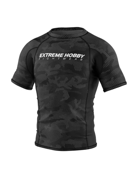 Koszulka Rashguard MMA na Siłownię EXTREME HOBBY HAVOC czarna