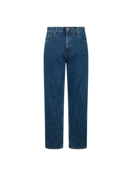Jeansy straight leg 7 For All Mankind niebieskie
