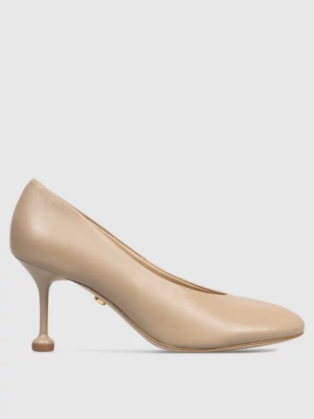 Шкіряні туфлі Babe Pay Pls бежеві