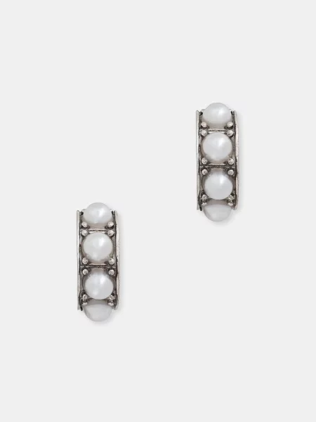 AllSaints cercei pentru femei din alamă cu zirconiu cubic