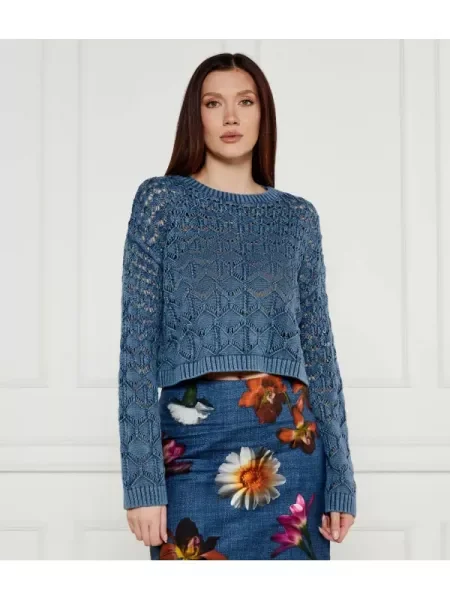Desigual Pulover REINE | Cropped Fit albastru