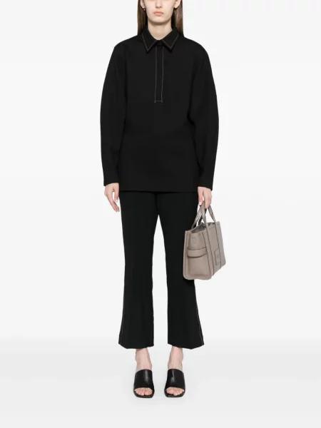 Polo marškinėliai Victoria Beckham juoda