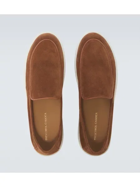 Loaferke Frescobol Carioca iz semiša rjava
