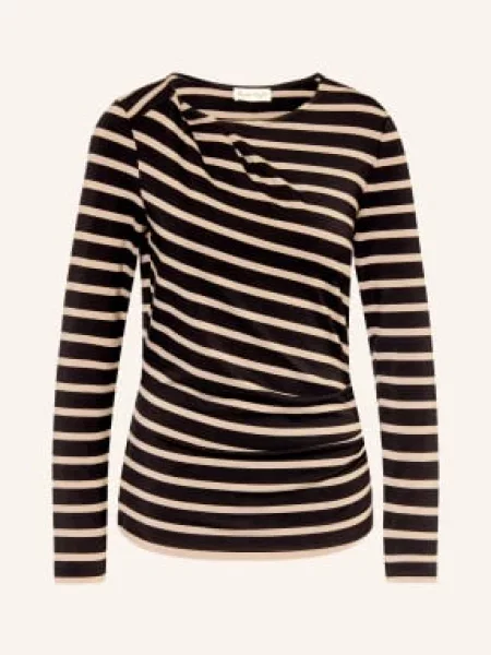 Phase Eight Koszulka Z Długim Rękawem Everly schwarz czarna