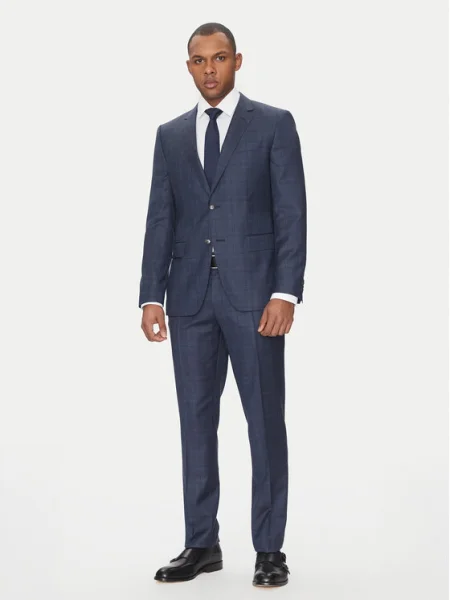 BOSS Costum H-Huge albastru