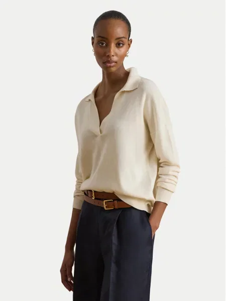 LAUREN RALPH LAUREN Πουλόβερ Κρεμ