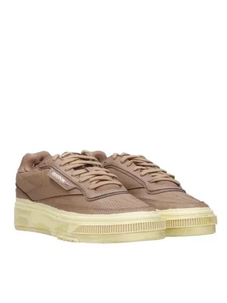 Sneakersy Reebok skórzane brązowe