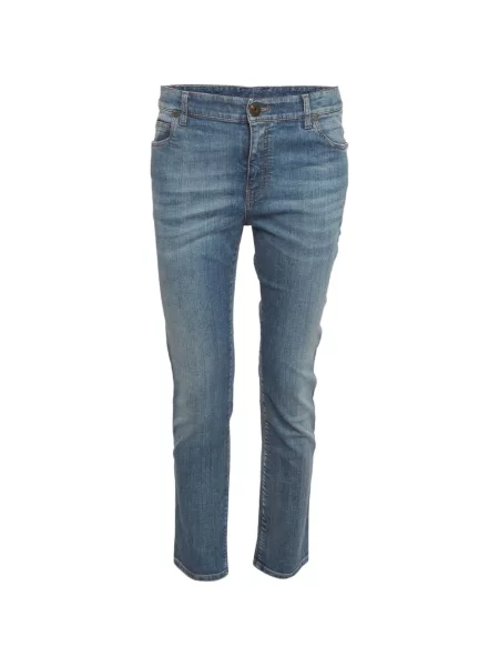 Blugi skinny Brunello Cucinelli skinny fit albastru