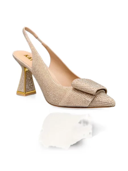 Pantofi cu toc Kat Maconie cu funde slingback