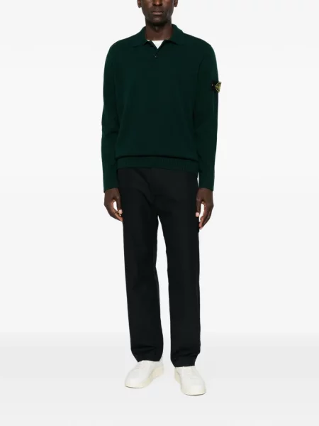 Pulover Stone Island cu strasuri verde