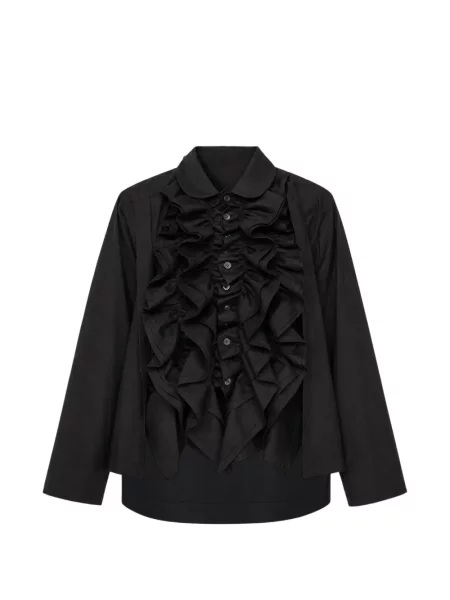 Cămașă Comme Des Garçons Tao cu volane negru
