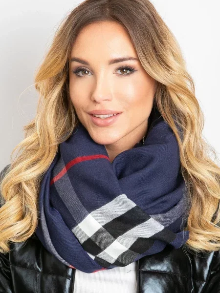 Fular Fashionhunters albastru