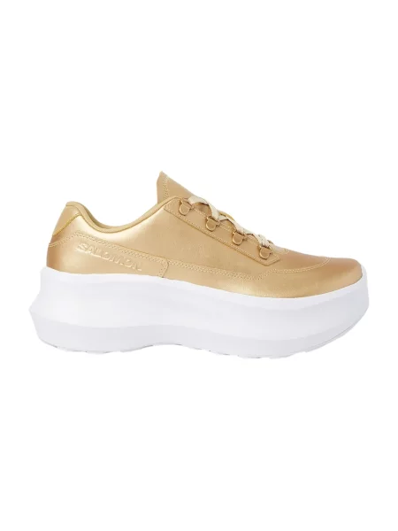 Sneakersy Comme Des Garcons skórzane żółte