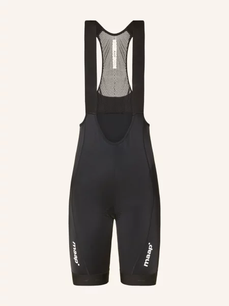 Maap Cyklistické Kalhoty Training S Ramínky A Polstrovanými Vložkami černá