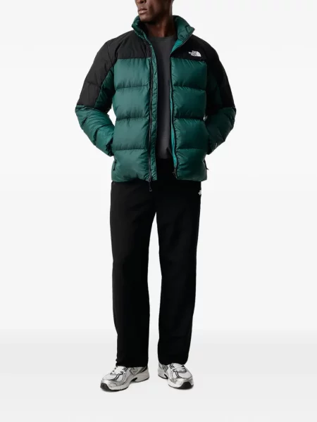 Пухено яке The North Face зелено