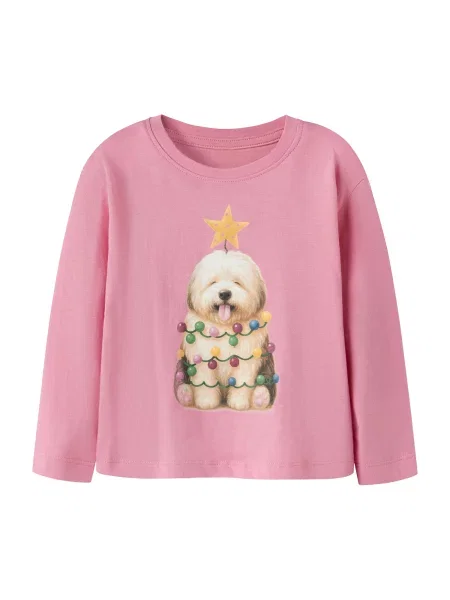 NAME IT Tricou NMFVosmas / galben / verde închis / roz eozină bej