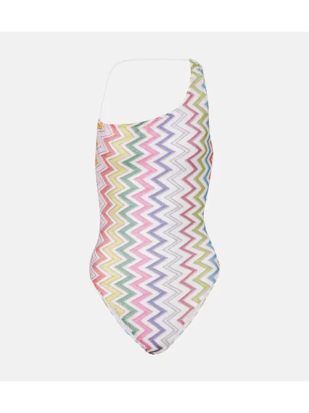 Costum de baie Missoni cu un umăr gol