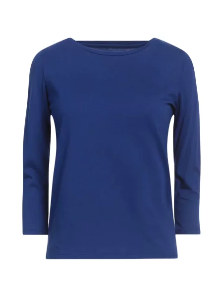 Lung tricou Majestic Filatures albastru