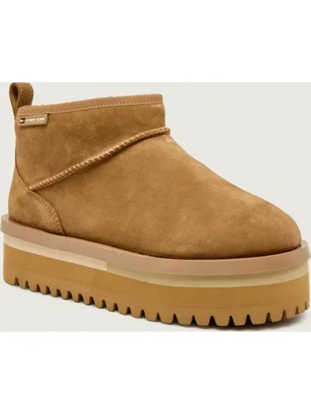 Tommy Jeans Bocanci | piele bej