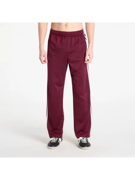 ADIDAS ORIGINALS Kalhoty Firebird vínově / bílá červená