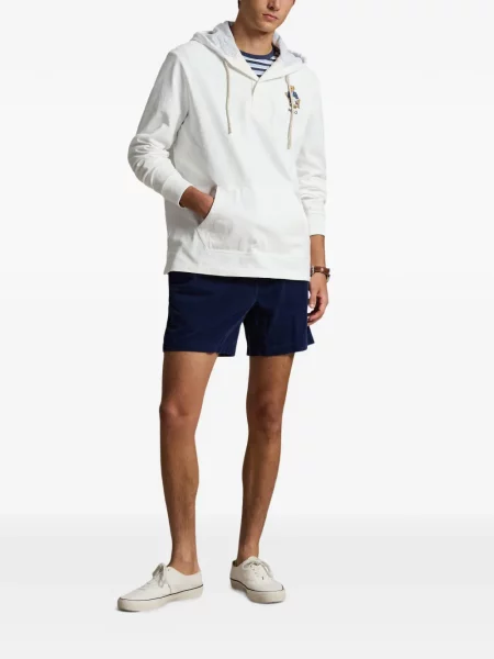 Șosete Polo Ralph Lauren cu model herringbone cu broderie plasă albastru