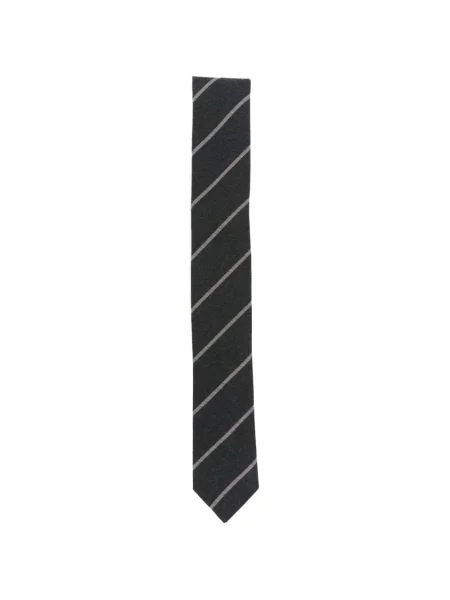 Cravată Eleventy cu dungi negru