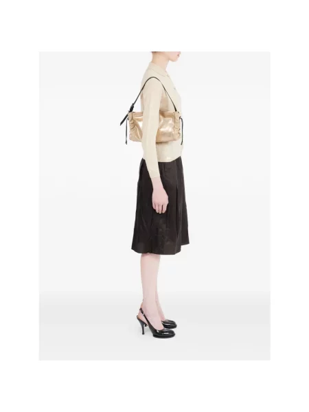 Torebka Maison Margiela skórzana żółta