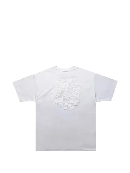 Tricou Denim Tears scurt alb