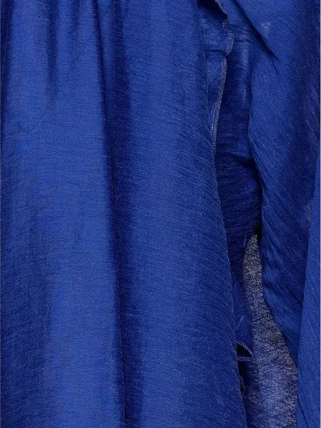 Bluzka Devotion z dekoltem w serek niebieska