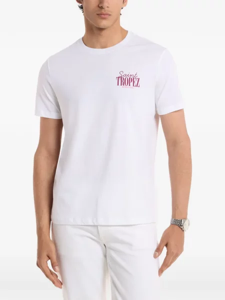Tricou Michael Kors cu imagine alb