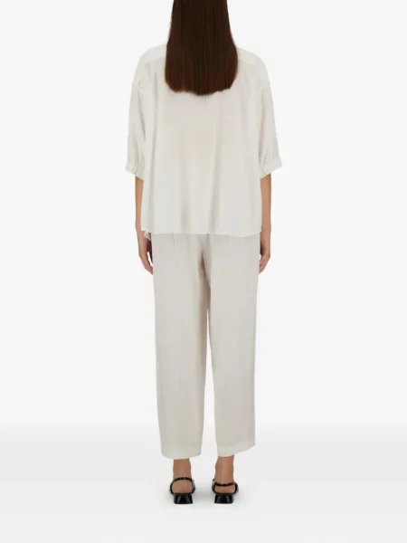 Șnur de strângere pantaloni Herno alb