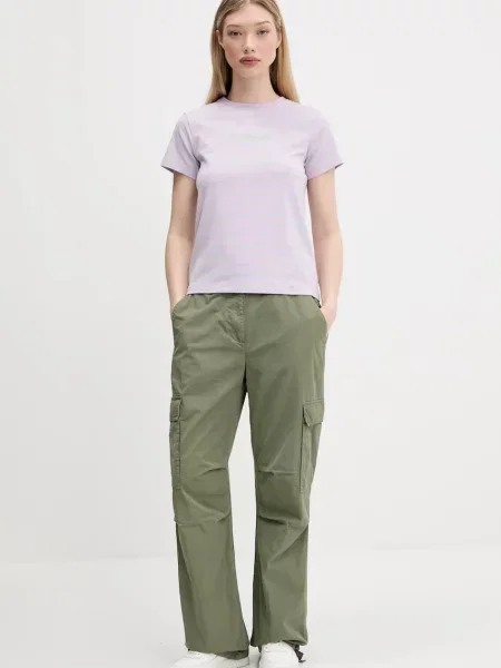Tommy Jeans Hlače zelena