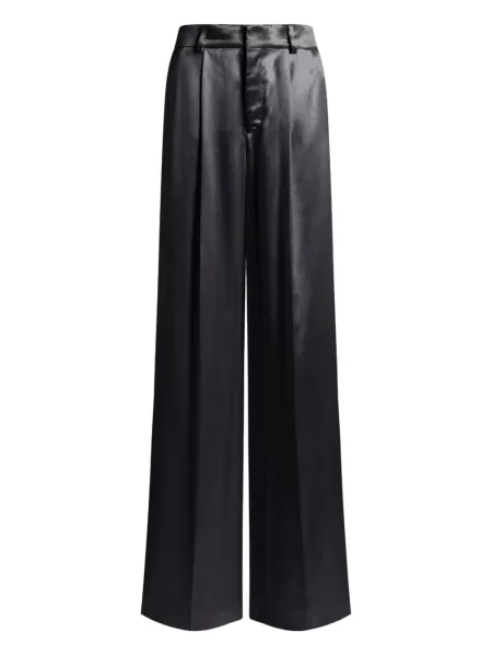 Pantaloni Alberta Ferretti plisate negru