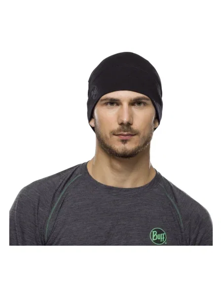 Textilné doplnky Buff Merino Lightweight Beanie čierna