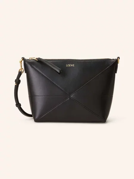 Loewe Saszetka Puzzle Fold schwarz czarna