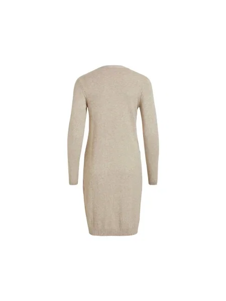 Cardigan Vila lung melange bej