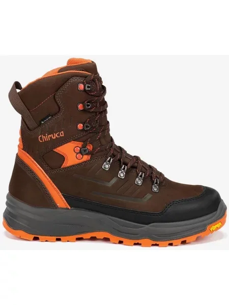 Buty trekkingowe Chiruca Cypress Bandeleta Hi Vis GORE-TEX brązowy 38 pomarańczowy