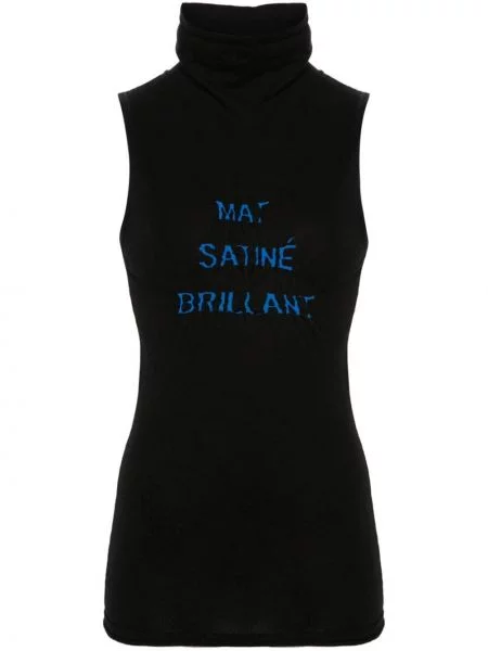 Top Mm6 Maison Margiela negru