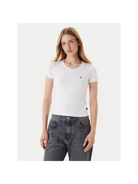 Converse Póló Slim Fit fehér