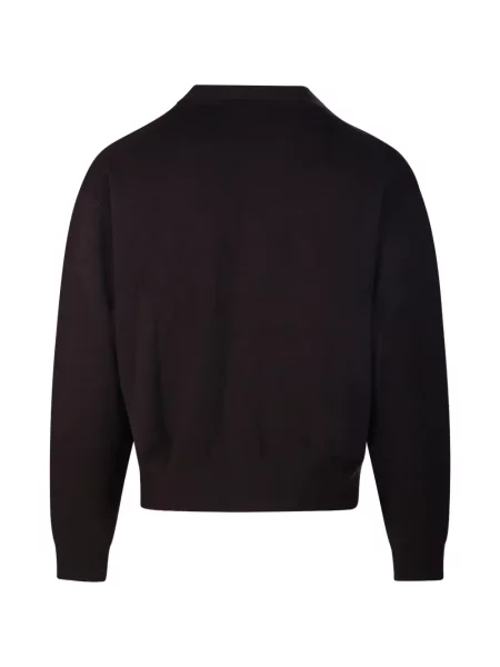 Cardigan Diana Studio cu decolteu în V maro