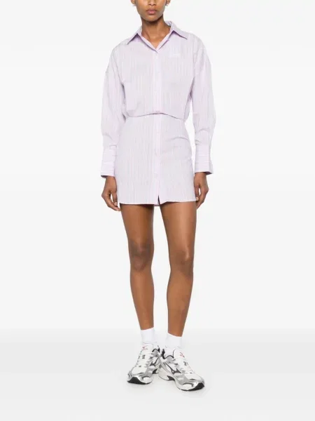 Rochie mini Wrstbhvr cu dungi roz