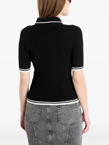 Tricou Off-white tricotate alb