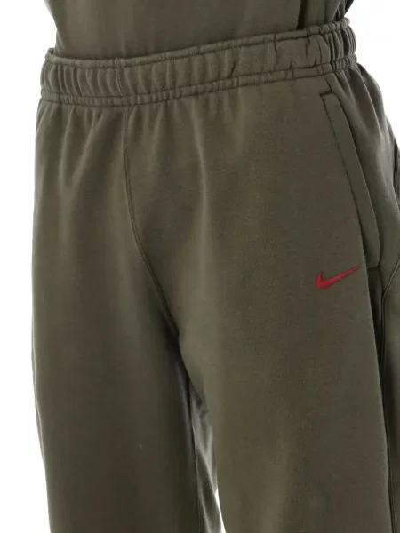 Tricou Nike din fleece alergare cu decolteu rotund gri